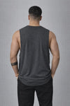 Zenith Sleeveless Tank Top - Charcoal Grey (Men)