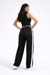 Prime Relaxed Fit Cotton Track Pants - Black (Women)