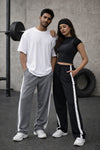 Prime Relaxed Fit Cotton Track Pants - Black (Women)