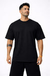 Cosmo Oversized Cotton T-Shirt - Black (Men)