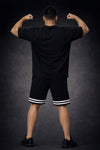 Cosmo Oversized Cotton T-Shirt - Black (Men)