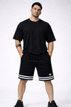Cosmo Oversized Cotton T-Shirt - Black (Men)