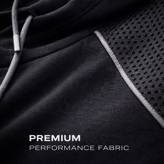 Indian Hawk Men’s Black Sleeveless Hoodie